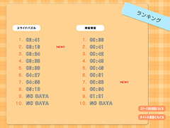 ランキング機能
